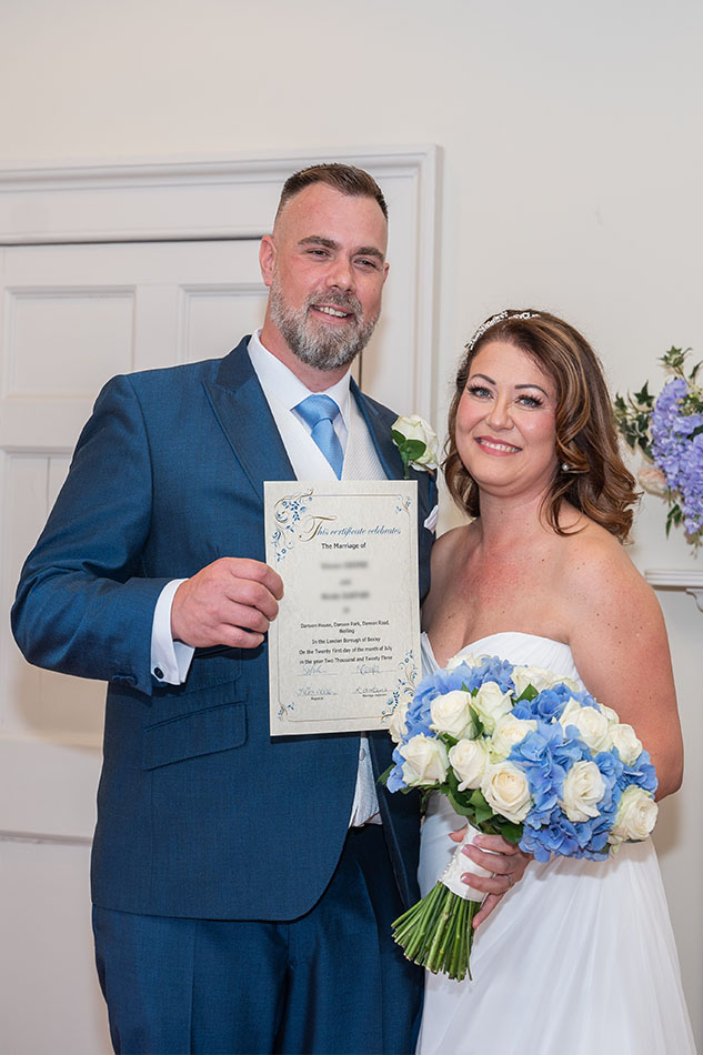 Registry Weddings at Danson House - Bexley Register Office