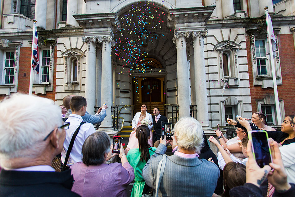 Registry Weddings at Woolwich Town Hall